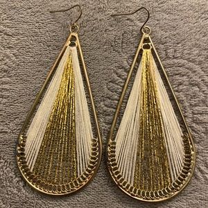 Golden Teardrop Earrings